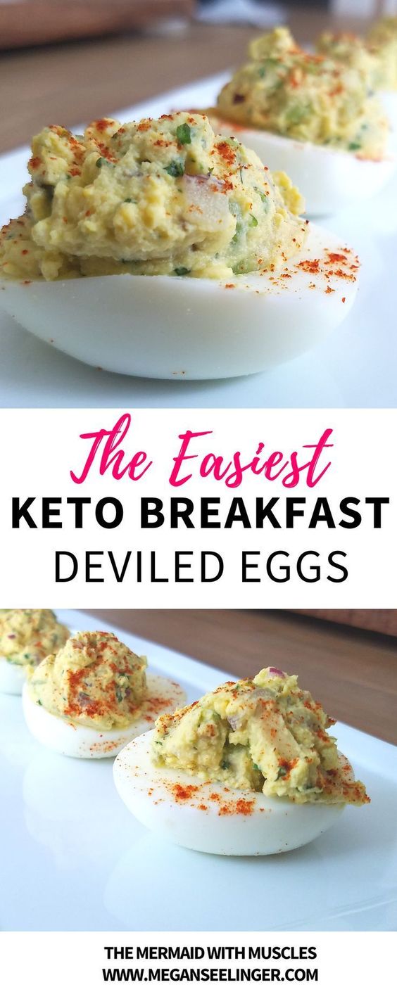 keto breakfast deviled eggs