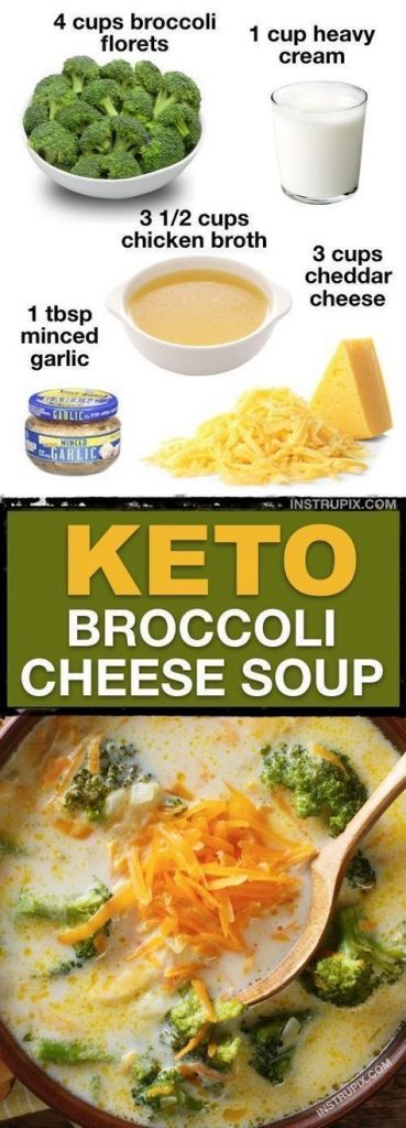 keto broccoli cheese soup 2