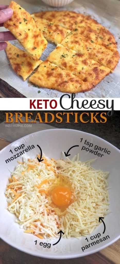 keto cheesy breadsticks