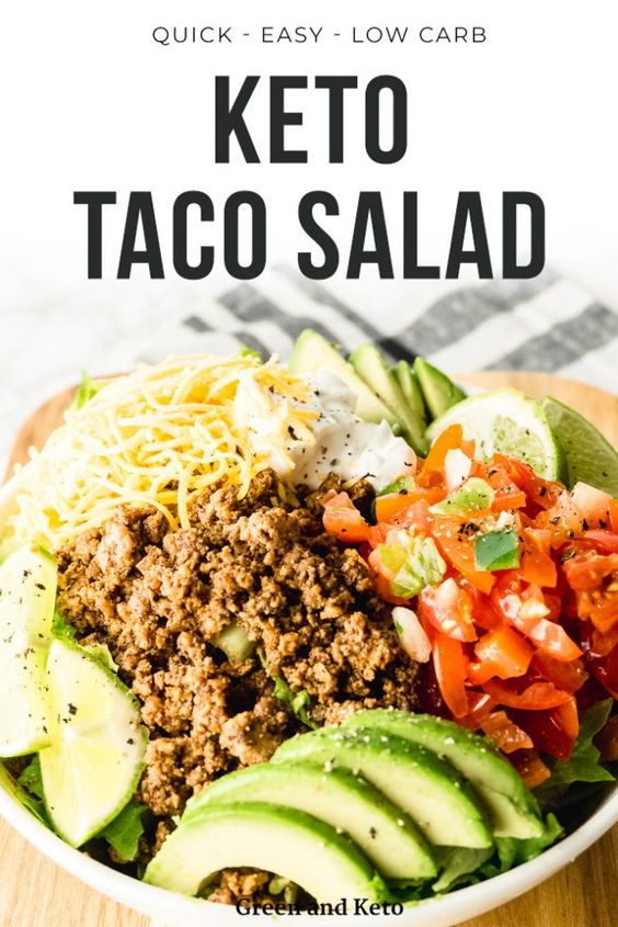 keto taco salad