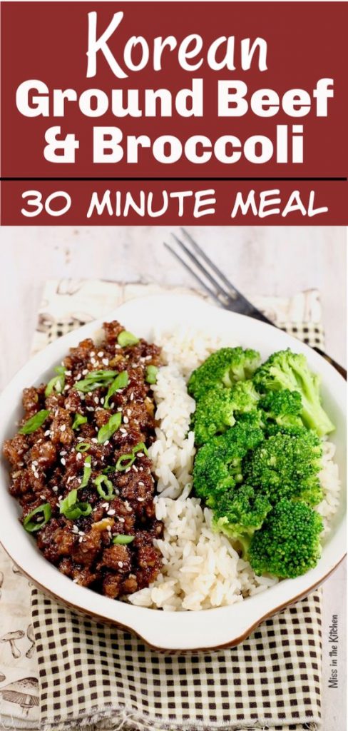 korean ground beef and broccoli