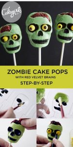 zombie cake pops