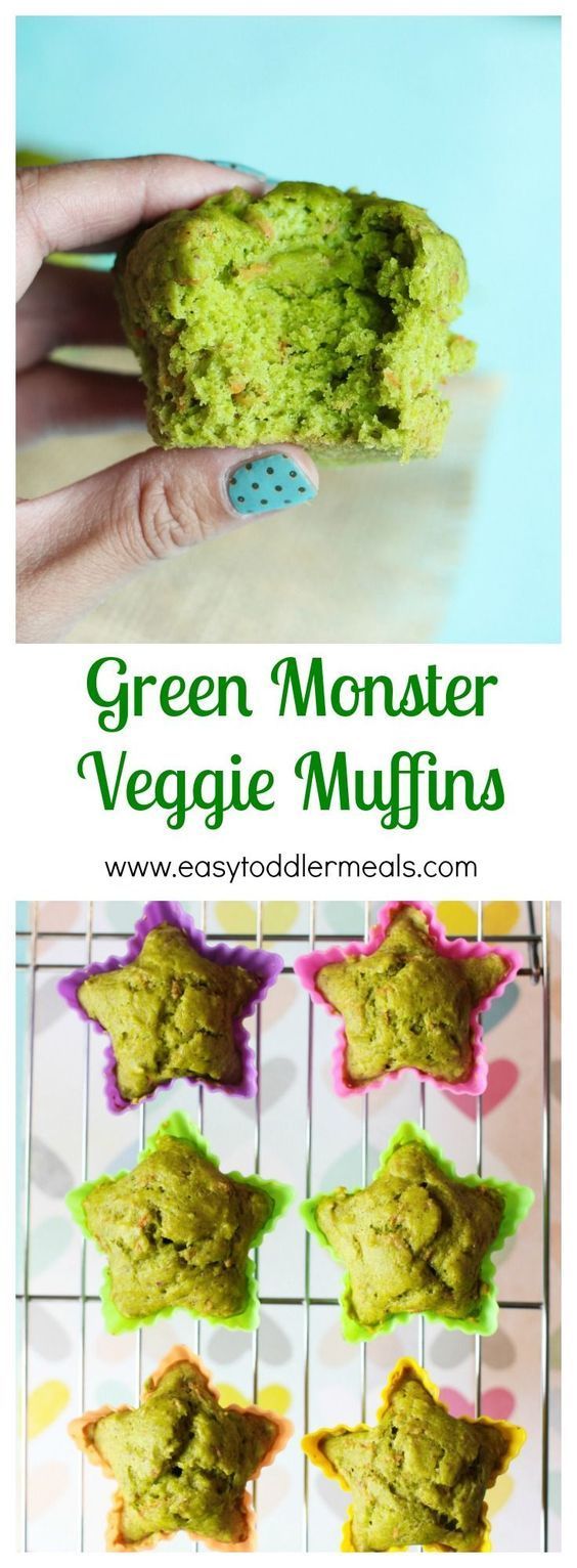 Green monsters veggie muffins