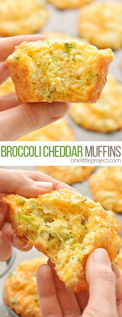 broccoli cheddar muffins