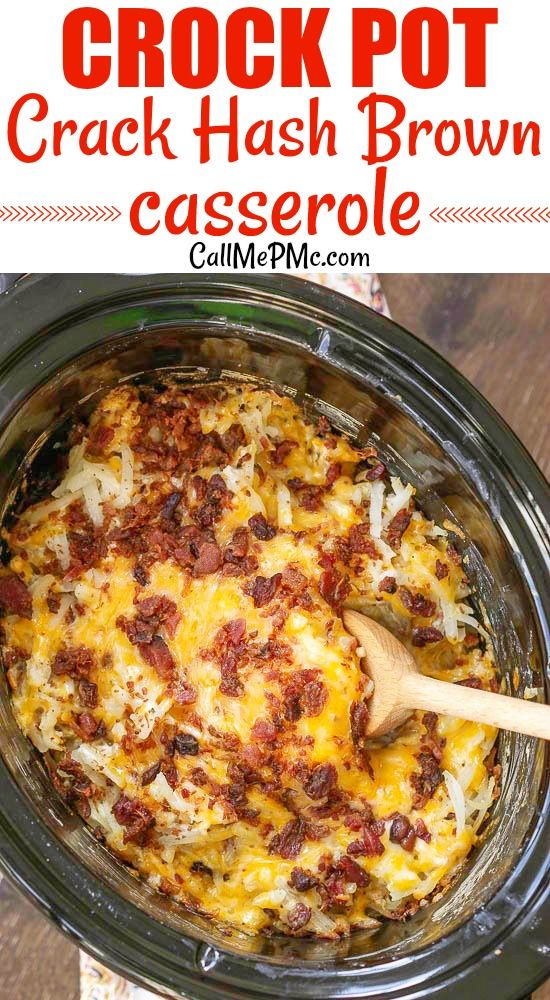 crack hash brown casserole