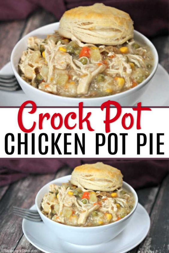 crock pot chicken pot pie