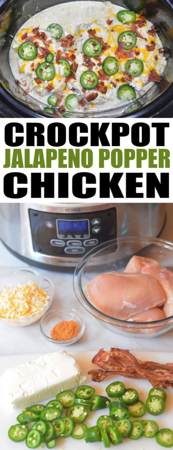 crock pot jalapeno popper chicken