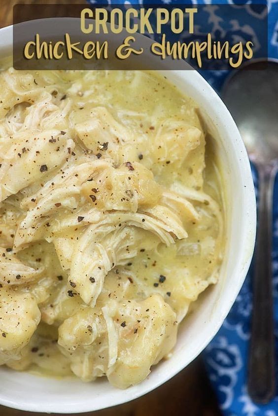 crockpot chicken and dumplings