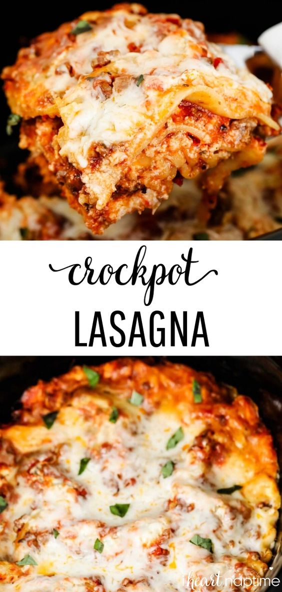 crockpot lasagna