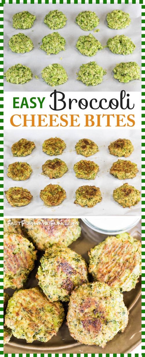 easy broccoli cheese bites