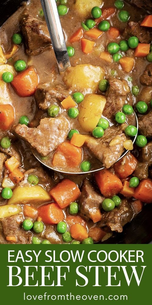 easy slow cooker beef stew