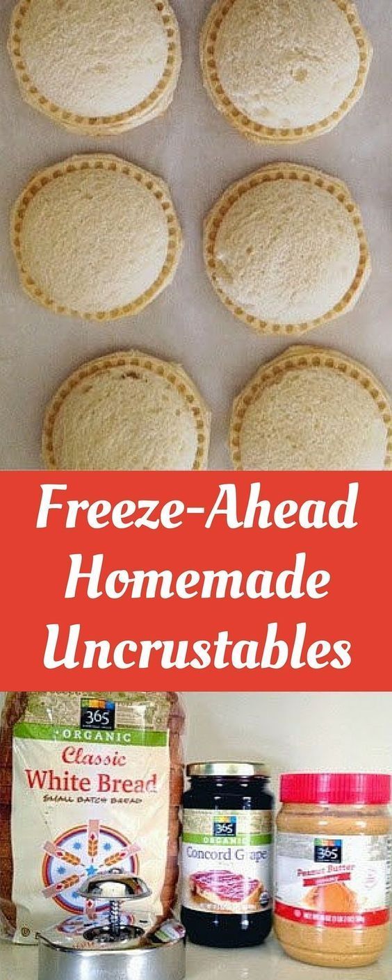 freeze ahead homemade uncrustables