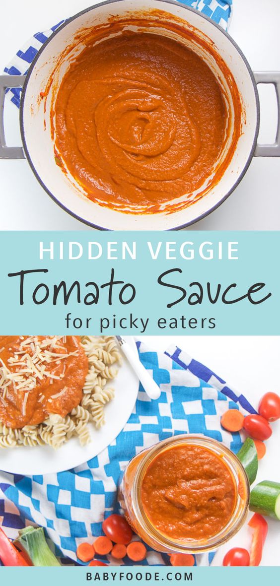 hidden veggie tomato sauce