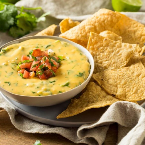 Mexican Chip Dip Ole - Fluffy's Kitchen