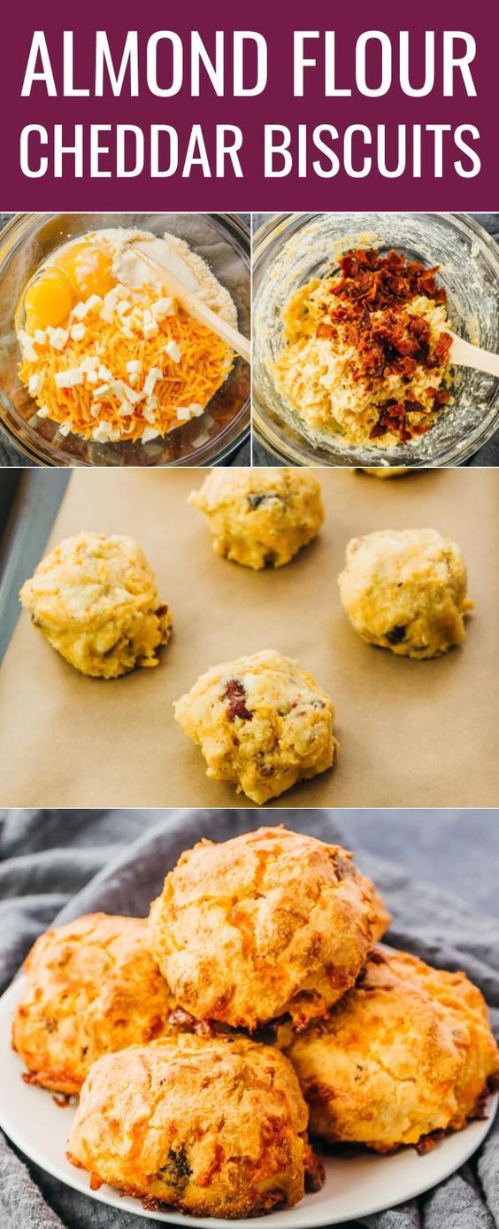 almond flour cheddar biscuits