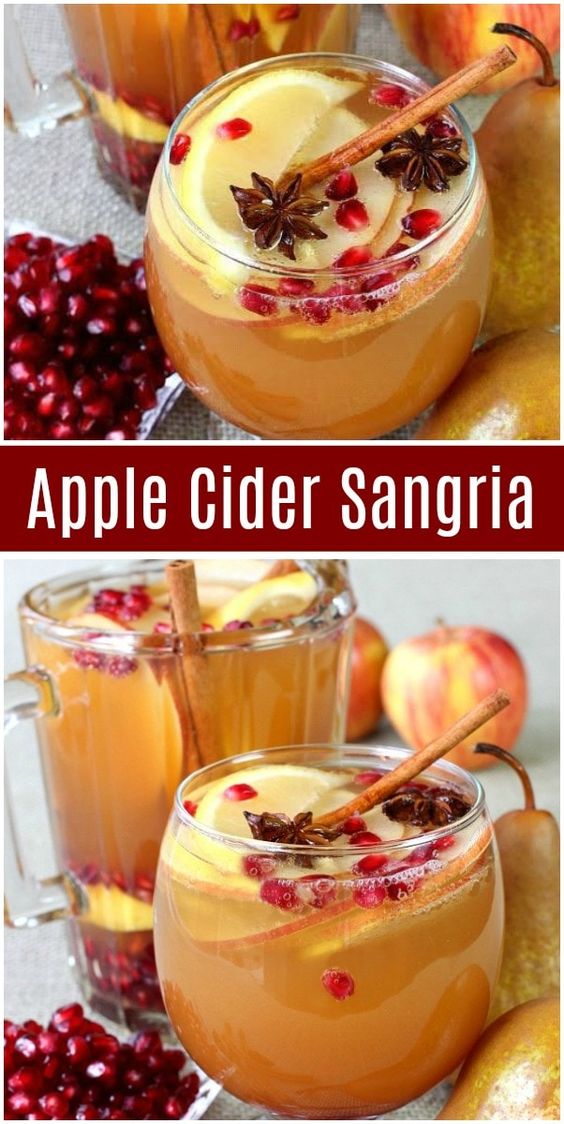 apple cider sangria