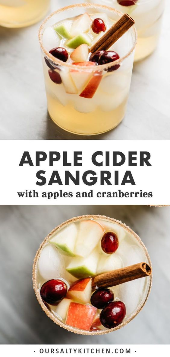 apple cider sangria