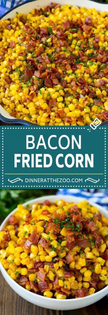 bacon fried corn