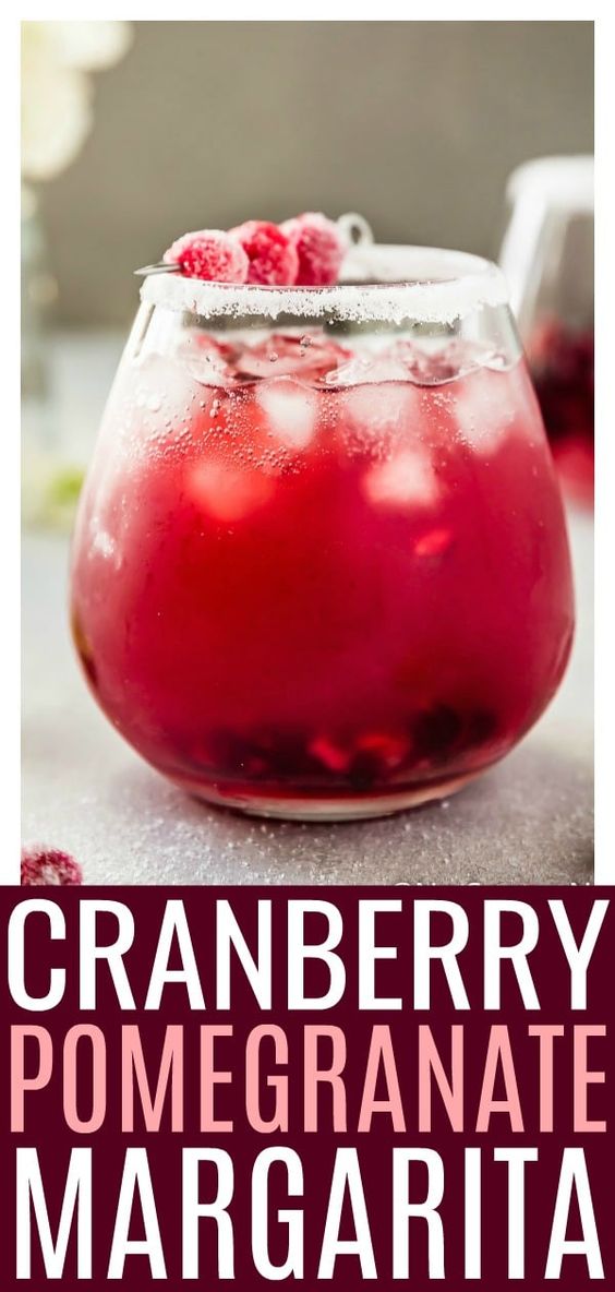 cranberry pomegranate margarita