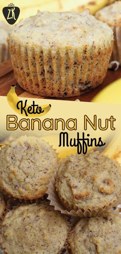 keto banana nut muffins