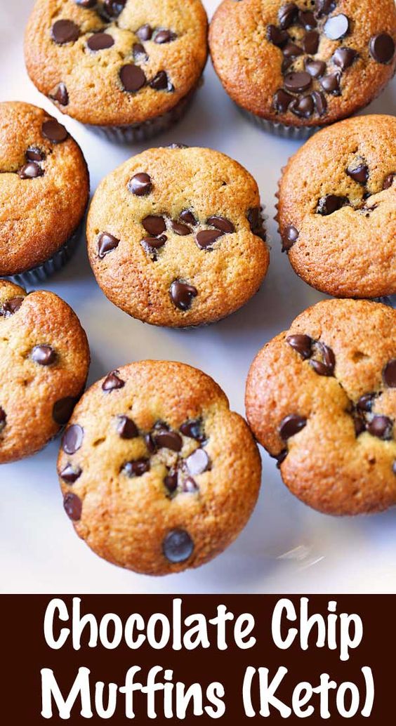 keto chocolate chip muffins