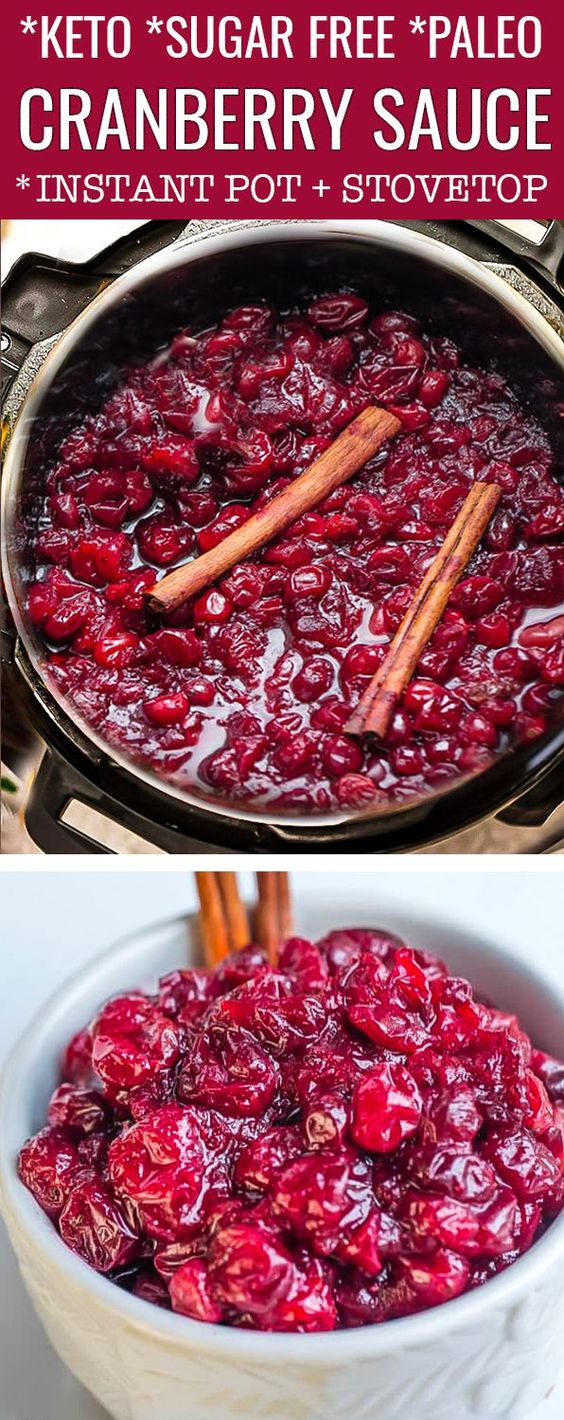 keto instant pot cranberry sauce