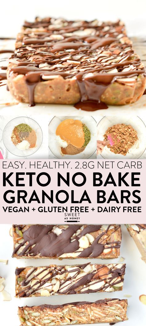 keto no bake granola bars