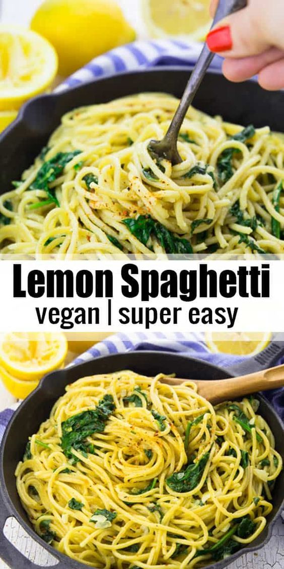 lemon spaghetti