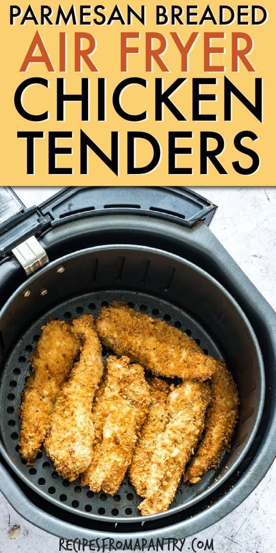 parmesan breaded air fryer chicken tenders