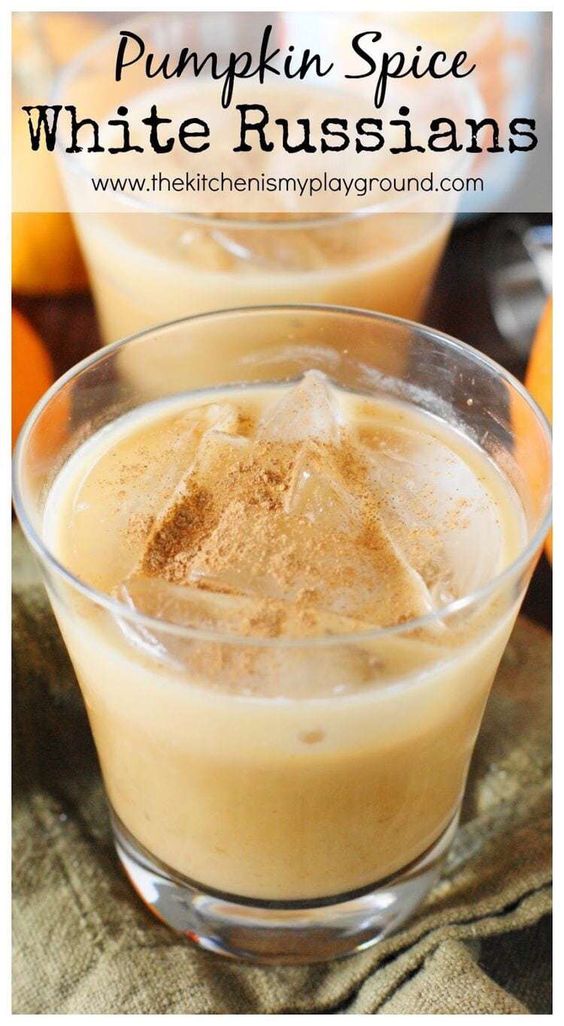 pumpkin spice white russian