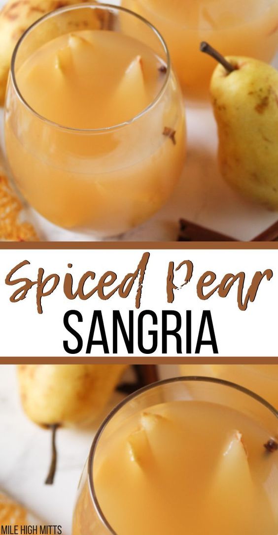 spiced pear sangria