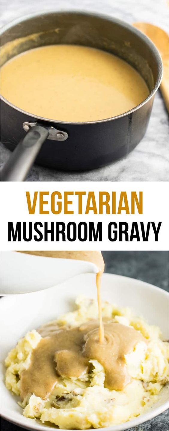 vegetarian mushroom gravy