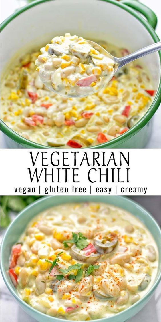 vegetarian white chili