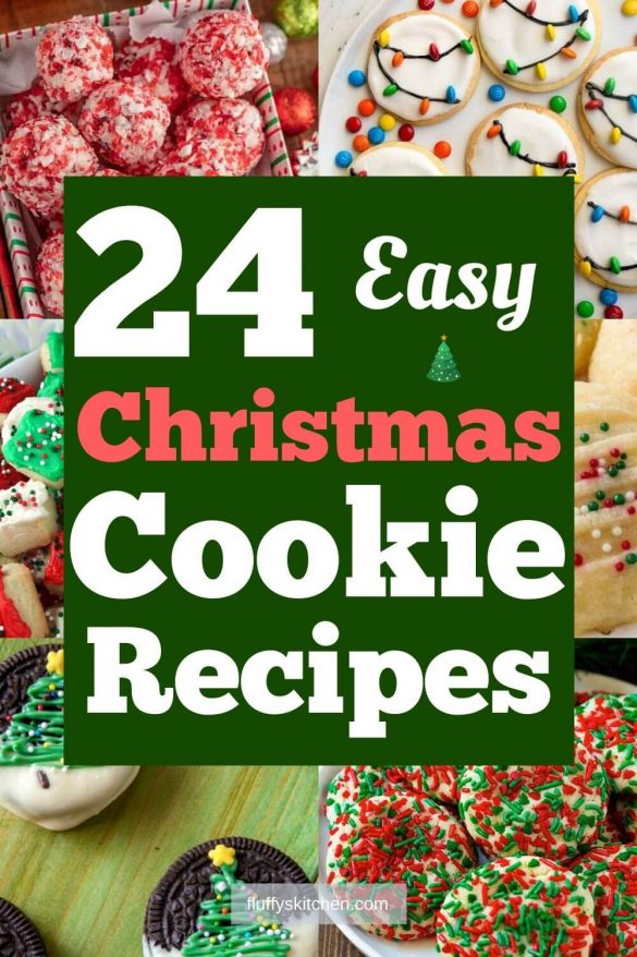 24 Easy Christmas Cookie Recipes