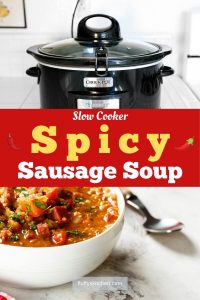 Slow Cooker Spicy Sausage Soup