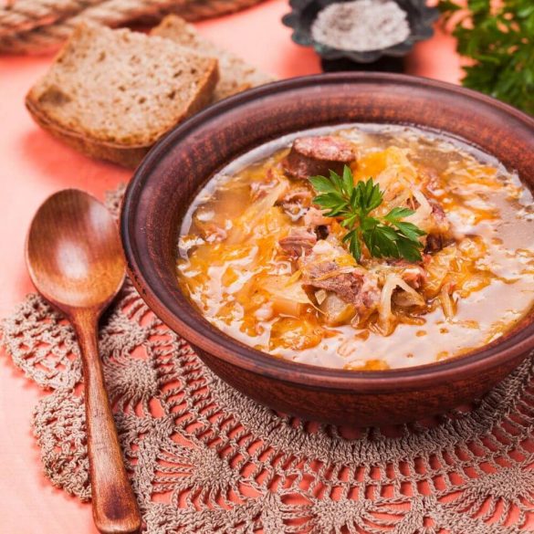 Slow Cooker Spicy Sausage Soup