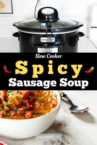 Slow Cooker Spicy Sausage Soup