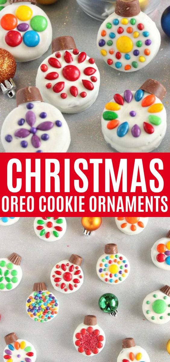 christmas oreo cookie ornaments