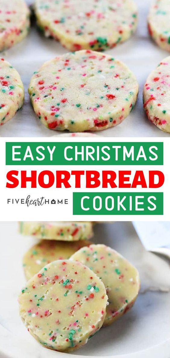 easy christmas shortbread cookies
