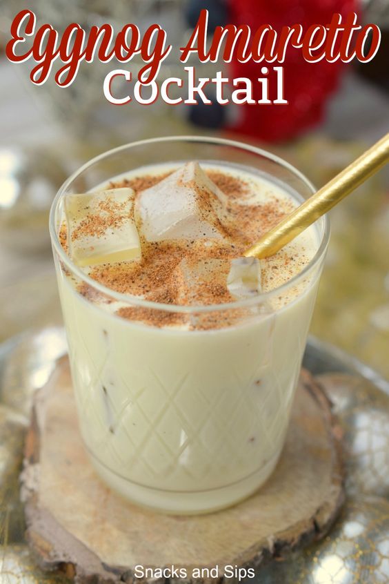 eggnog amaretto cocktail