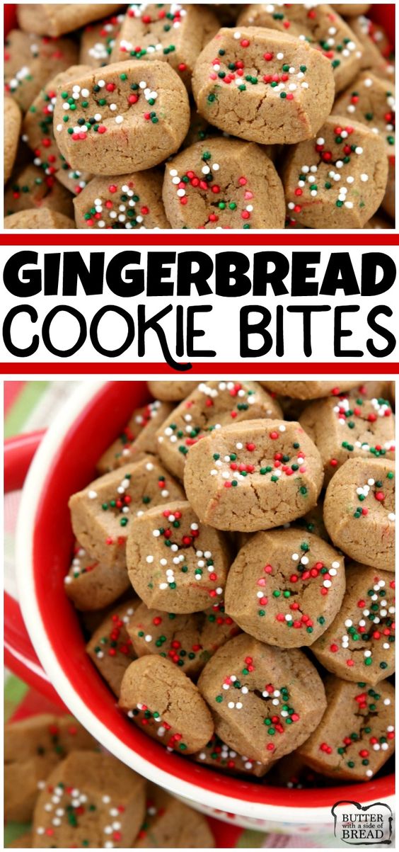 gingerbread cookie bites