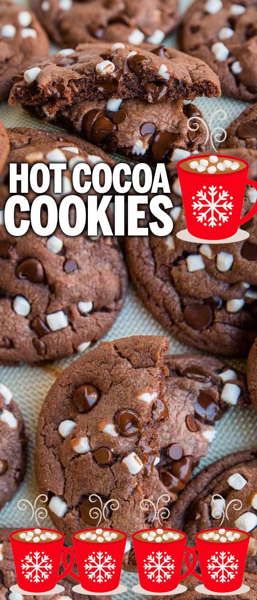 hot cocoa cookies