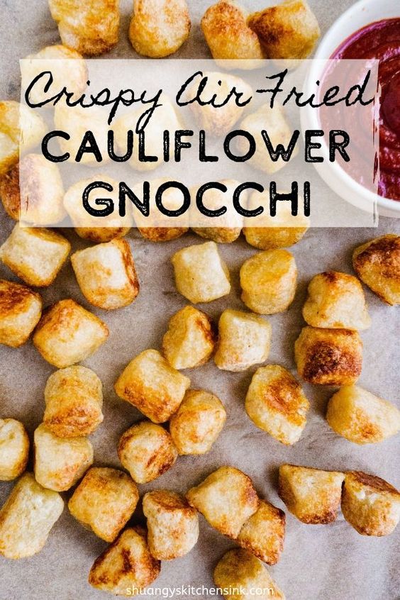 air fryer cauliflower gnocchi