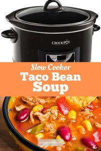 Slow Cooker Taco Bean Soup
