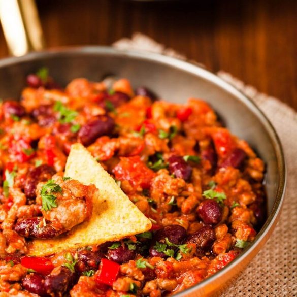 Slow Cooker Taco Bean Soup