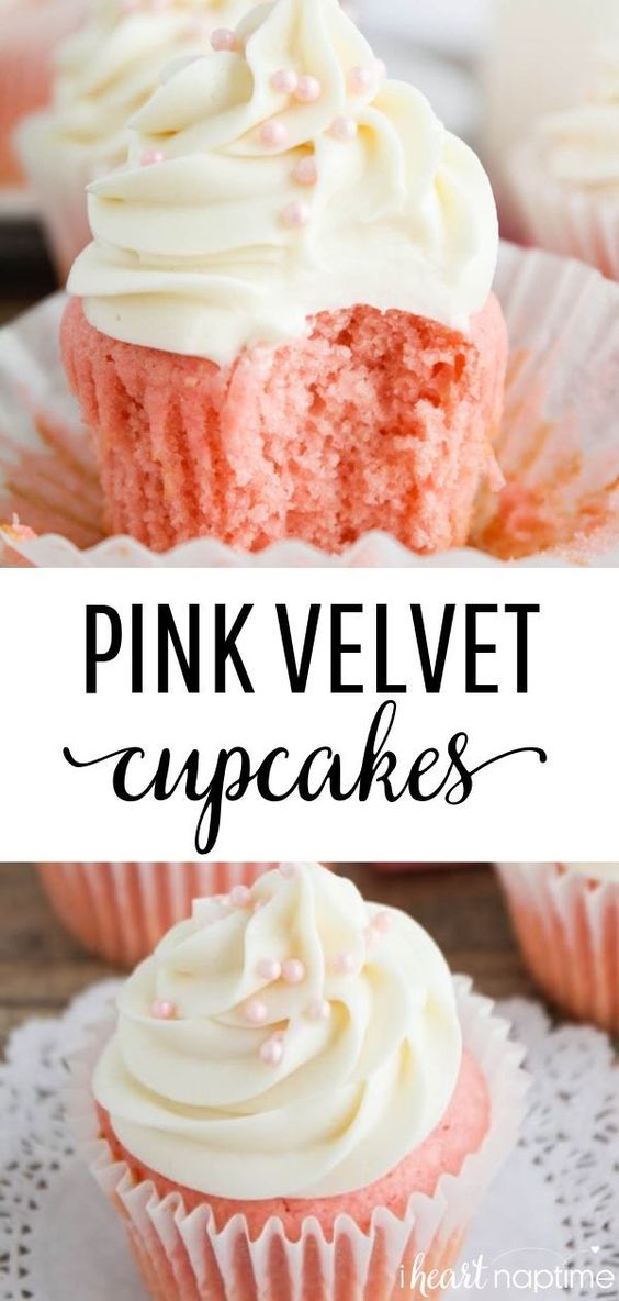 pink velvet cupcakes