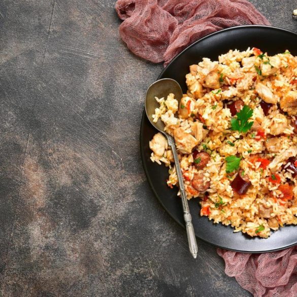 Instant Pot Cajun Chicken And Sausage Jambalaya