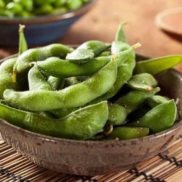 Instant Pot Garlic Edamame