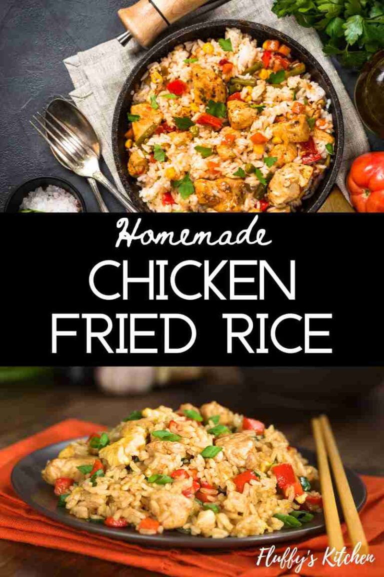 Easy Homemade Chicken Fried Rice Recipe - Fluffy's Kitchen