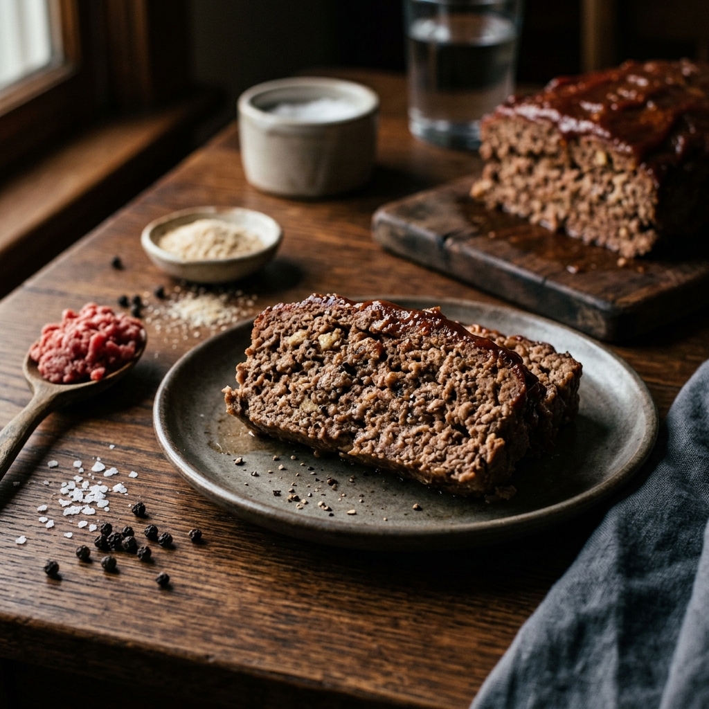 4 Ingredient Meatloaf